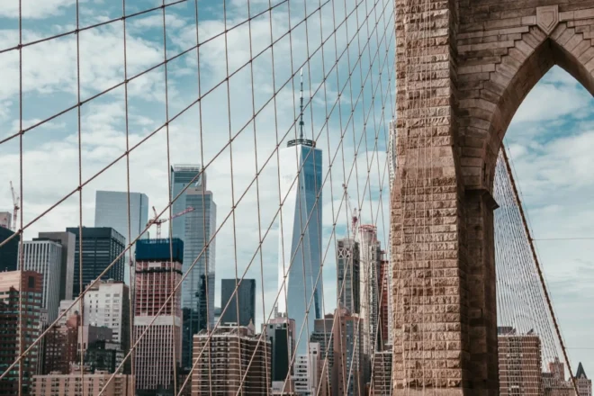 New York City from Brooklyn Bridge