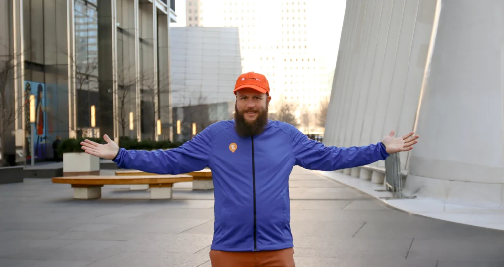 NYC tour guide on an insider tour