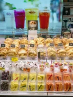 Spanish pastries and fruit on Barcelona Markets Tour