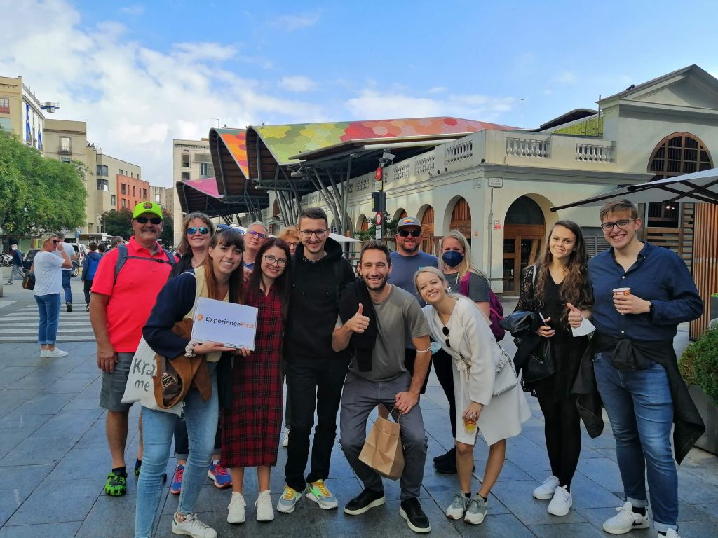 Group photo Barcelona Tour on 18 October 2021 with Cristina
