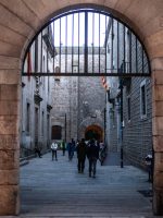 Entrance Hospital de la Santa Creu