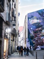 Graffiti on a street in Raval