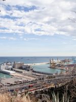 View from Montjuic in Barcelona