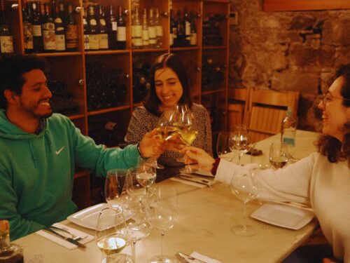 Guests enjoying during Wine and Food Tasting in Barcelona