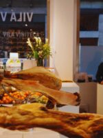 Inside Vila Vini Teca store for Wine and Food Tasting in Barcelona
