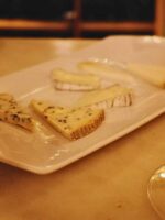 View of cheese platter during Wine and Food Tasting in Barcelona
