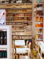 View of products inside Vila Vini Teca store in Barcelona
