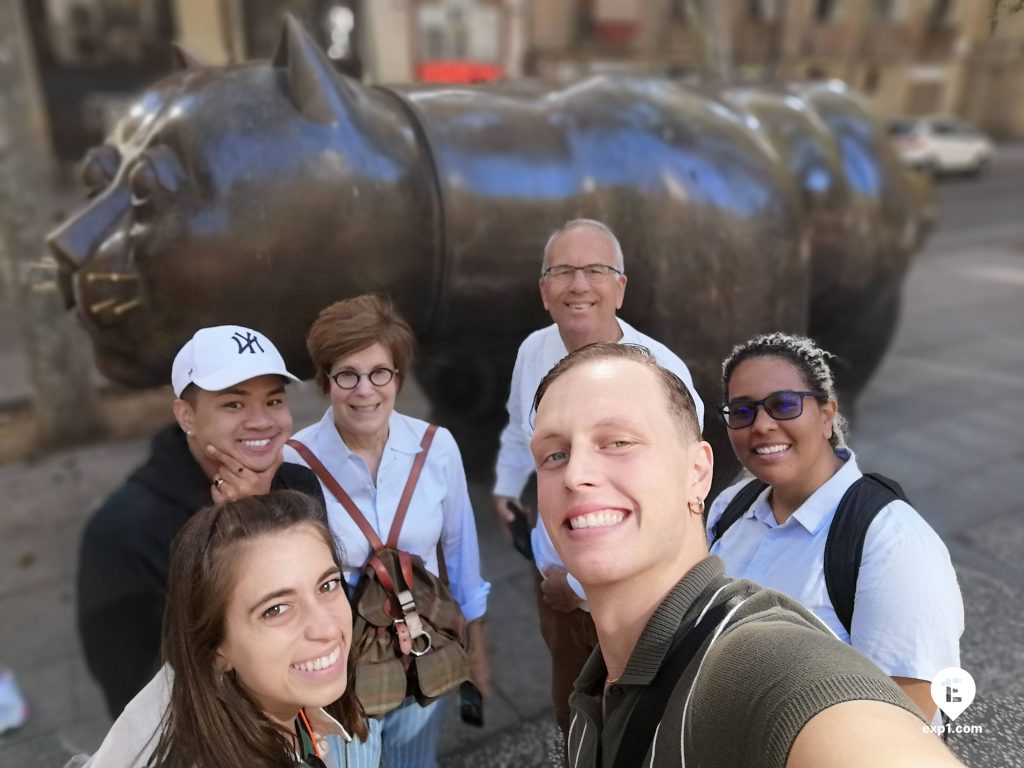 Group photo Raval Walking Tour on 12 October 2022 with Cristina