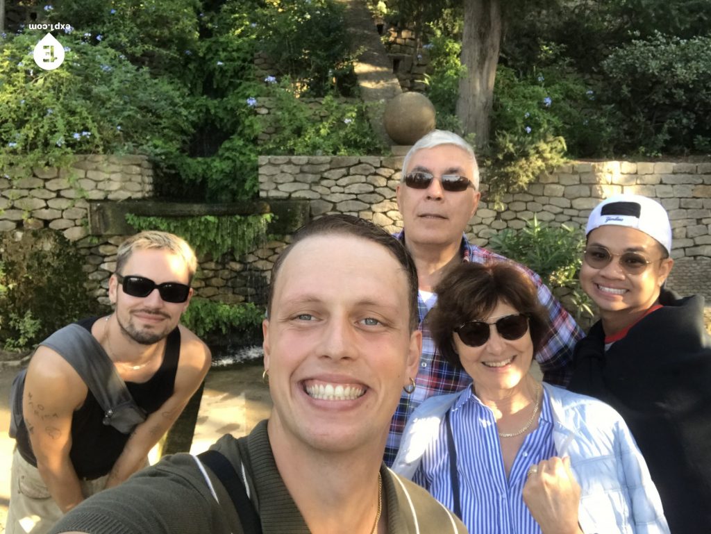 Group photo Montjuic Tour on 12 October 2022 with Eoghan