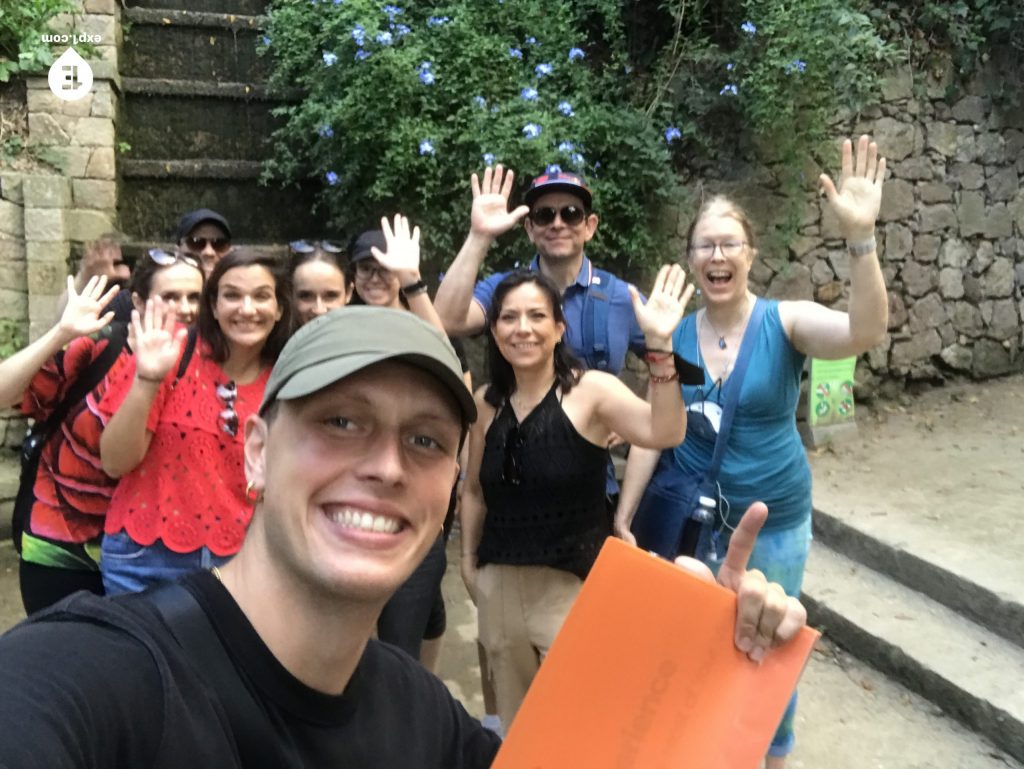 Group photo Montjuic Tour on 21 October 2022 with Eoghan