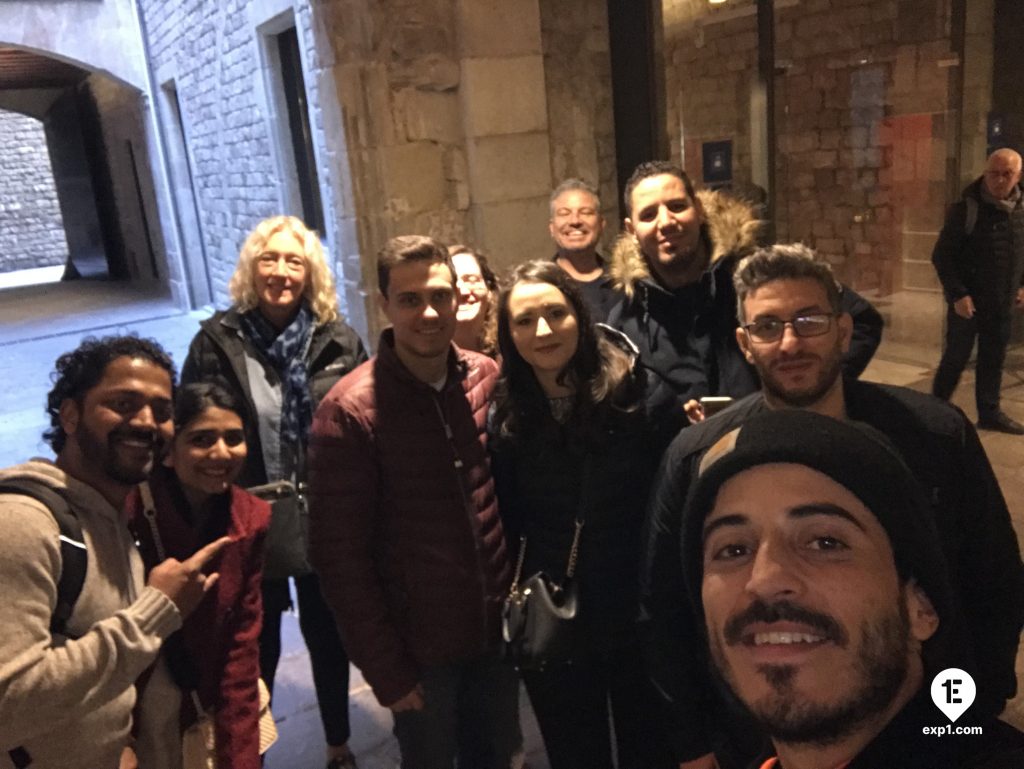Group photo Picasso in Barcelona Walking Tour on 3 December 2022 with Carlos