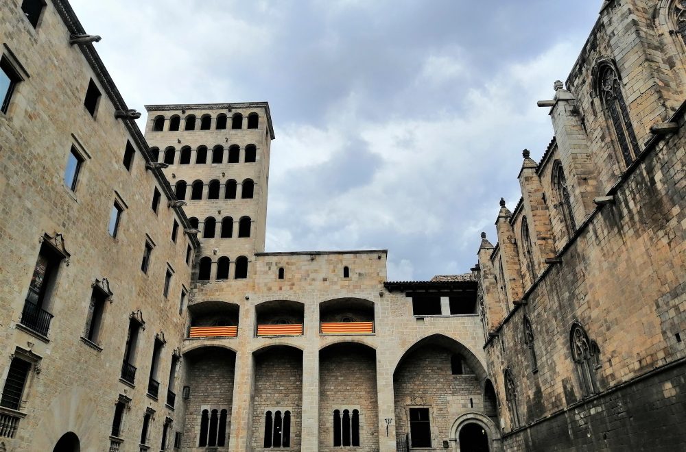 Kings Square in Barcelona Gothic Quarter