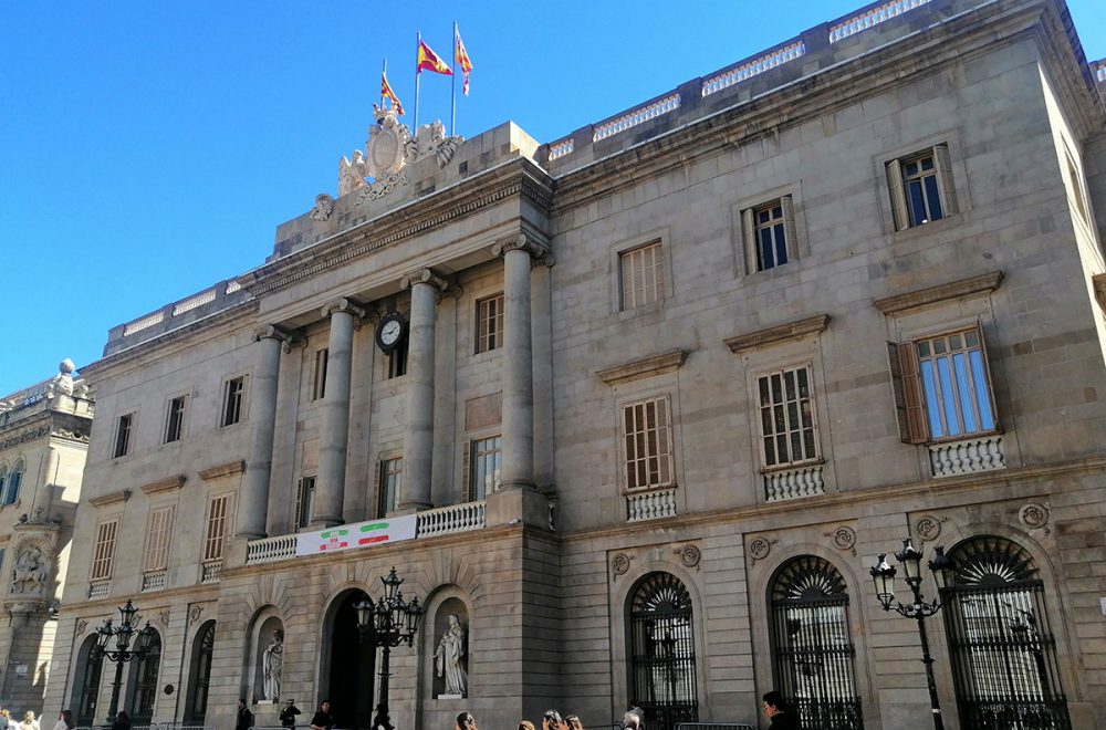 Plaça Sant Jaume on Barcelona walking tour