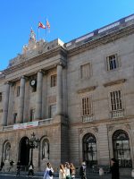 Plaça Sant Jaume on Barcelona walking tour