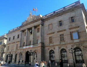 Plaça Sant Jaume on Barcelona walking tour