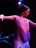 Close Up of Flamenco Dancer in Barcelona