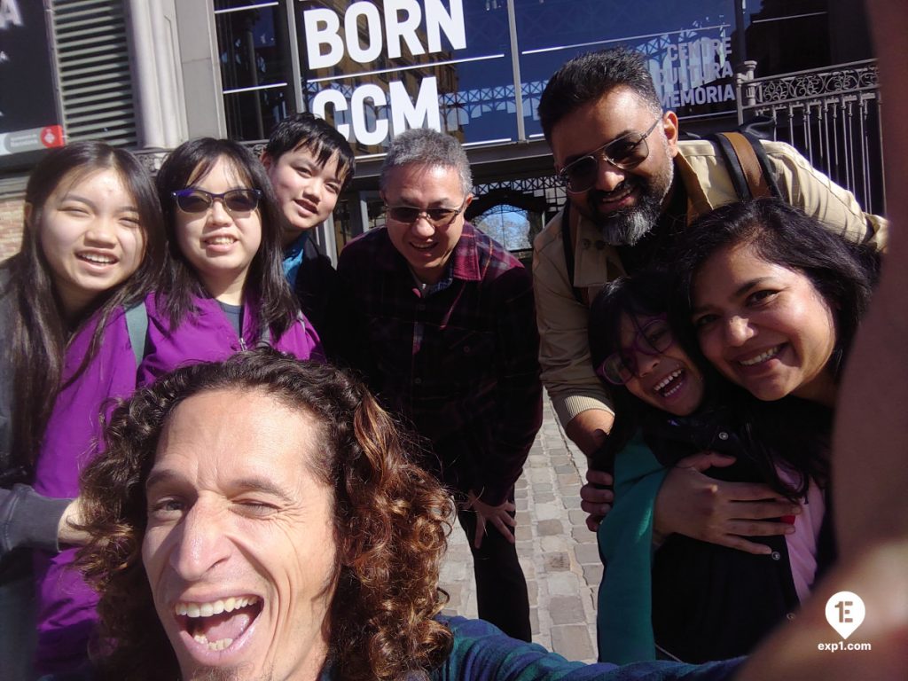 Group photo Barcelona Ancient Markets Walking Tour on Feb 20, 2024 with Nicholas