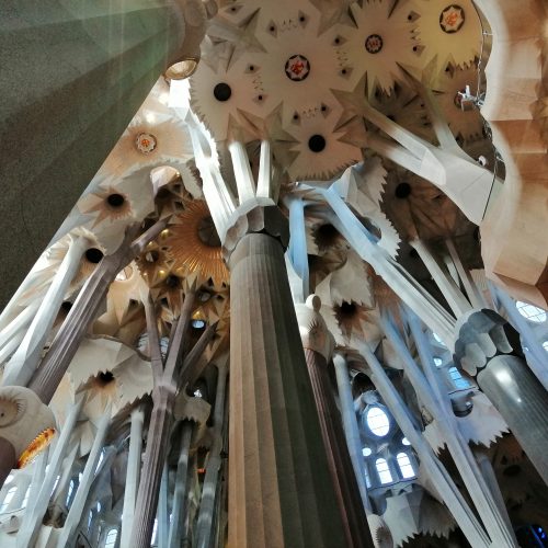 inside sagrada familia