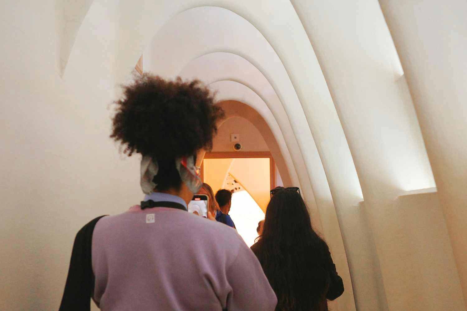 Guests walking through hallway during Casa Batllo Insider Tour