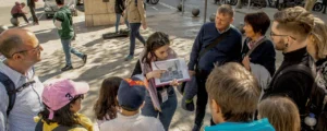 Guests at Barcelona Architecture tour