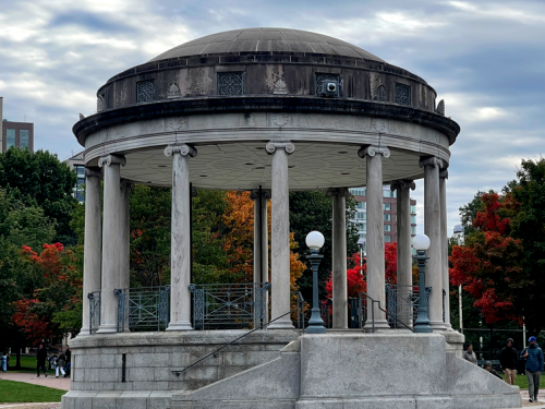 Gazebo on one of our Boston haunted tours