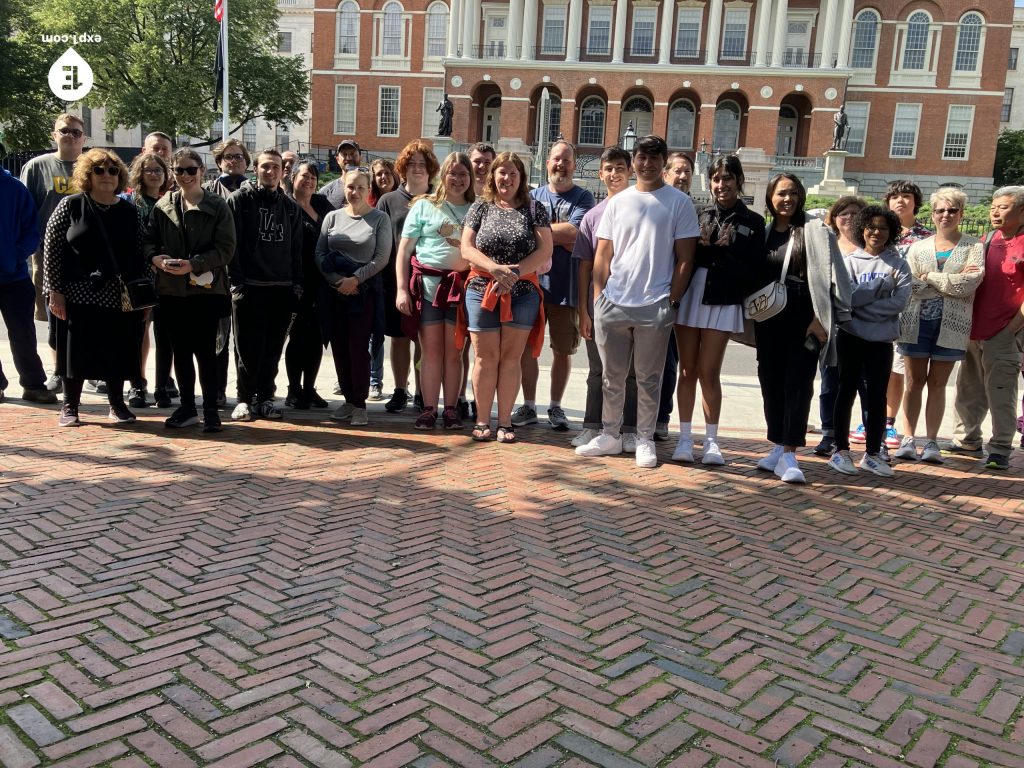 Group photo Haunted Boston Walking Tour on 19 June 2023 with Ben