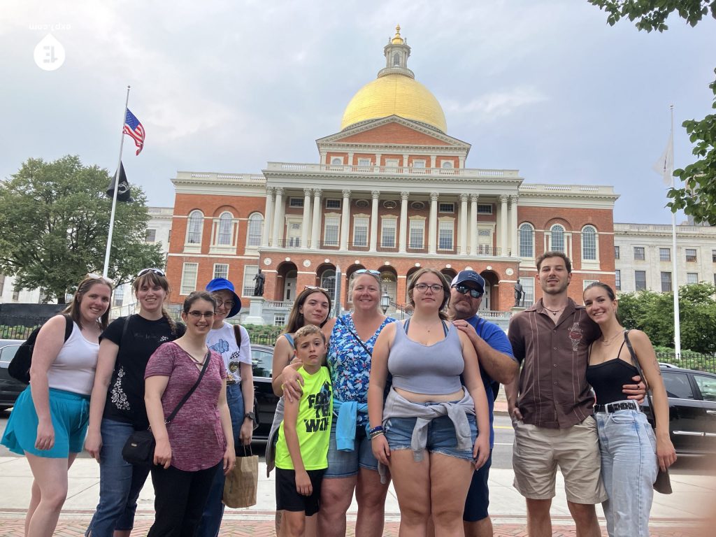 Group photo Haunted Boston Walking Tour on Aug 3, 2023 with Ben