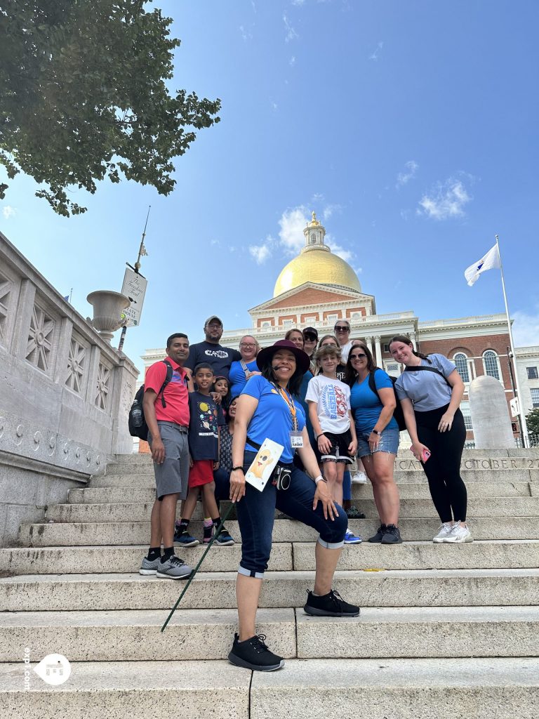 Group photo Haunted Boston Walking Tour on Aug 9, 2023 with Amber