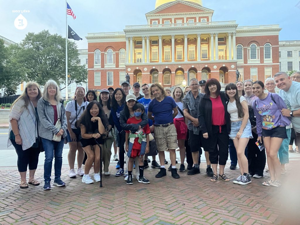 Group photo Haunted Boston Walking Tour on Aug 24, 2023 with Ben