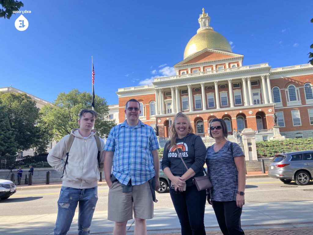 Group photo Haunted Boston Walking Tour on Sep 20, 2023 with Ben