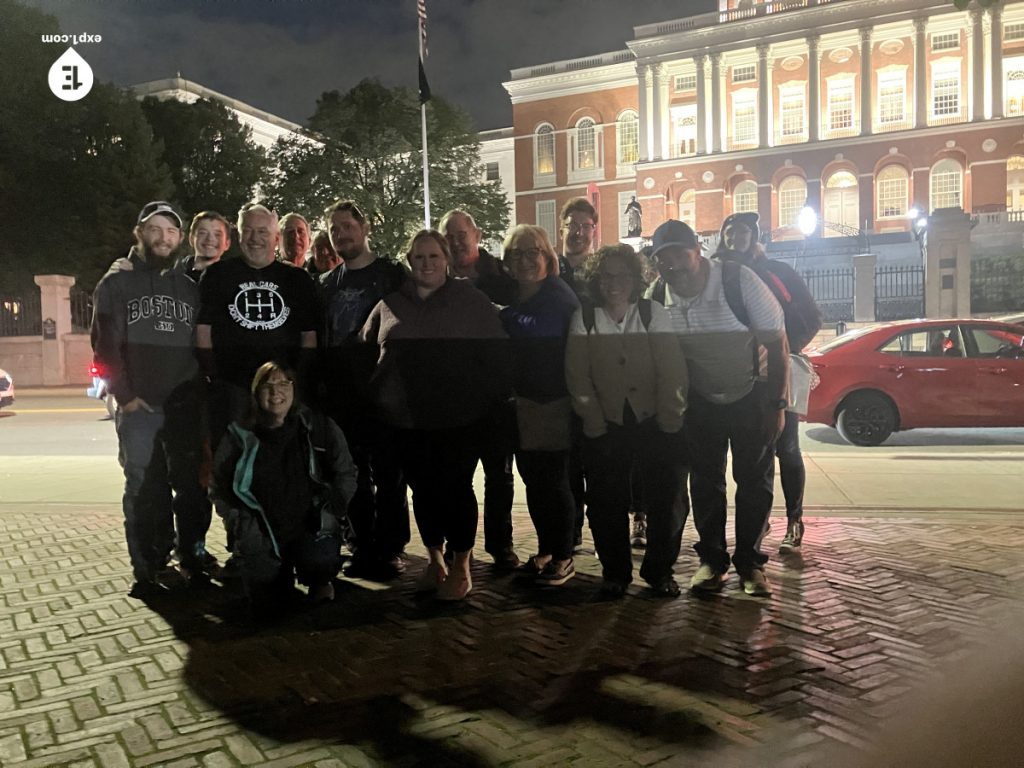 Group photo Haunted Boston Walking Tour on Oct 10, 2023 with Ben