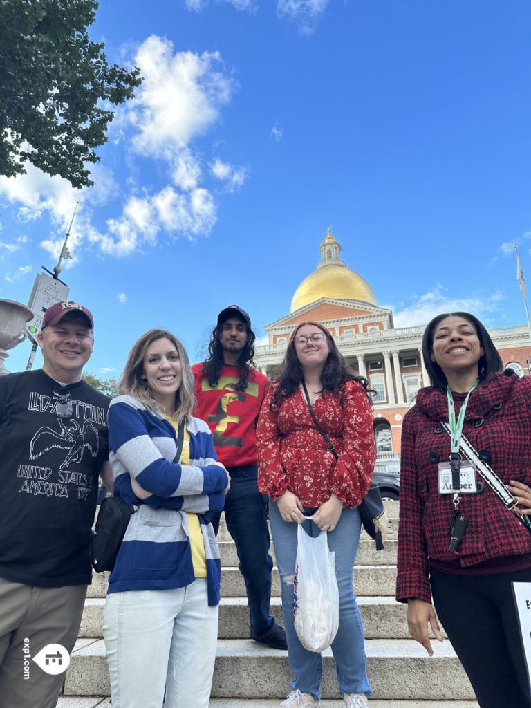 Group photo Haunted Boston Walking Tour on Oct 12, 2023 with Amber
