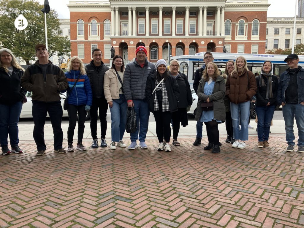 Group photo Haunted Boston Walking Tour on Oct 22, 2023 with Ben