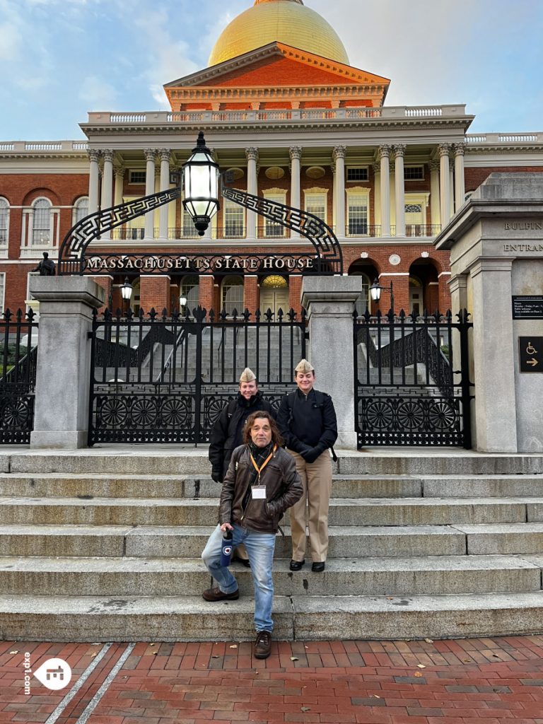 Group photo Haunted Boston Walking Tour on Nov 11, 2023 with Paul