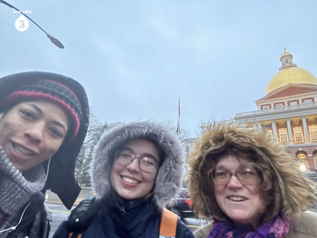 Group photo Haunted Boston Walking Tour on Dec 28, 2023 with Amber