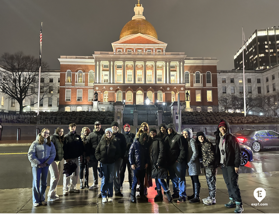 Group photo Haunted Boston Walking Tour on Dec 28, 2023 with Amber