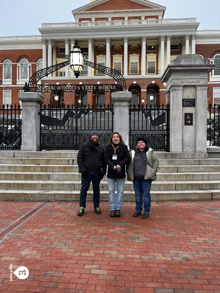 Group photo Haunted Boston Walking Tour on Jan 19, 2024 with Paul