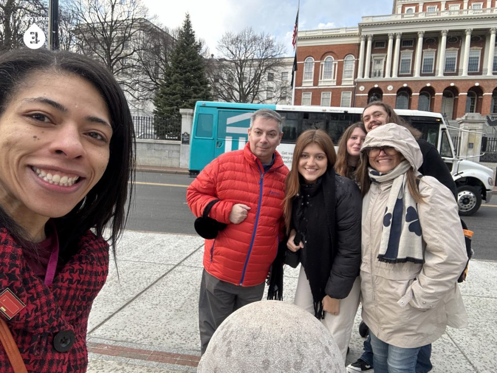 Group photo Haunted Boston Walking Tour on Feb 28, 2024 with Amber