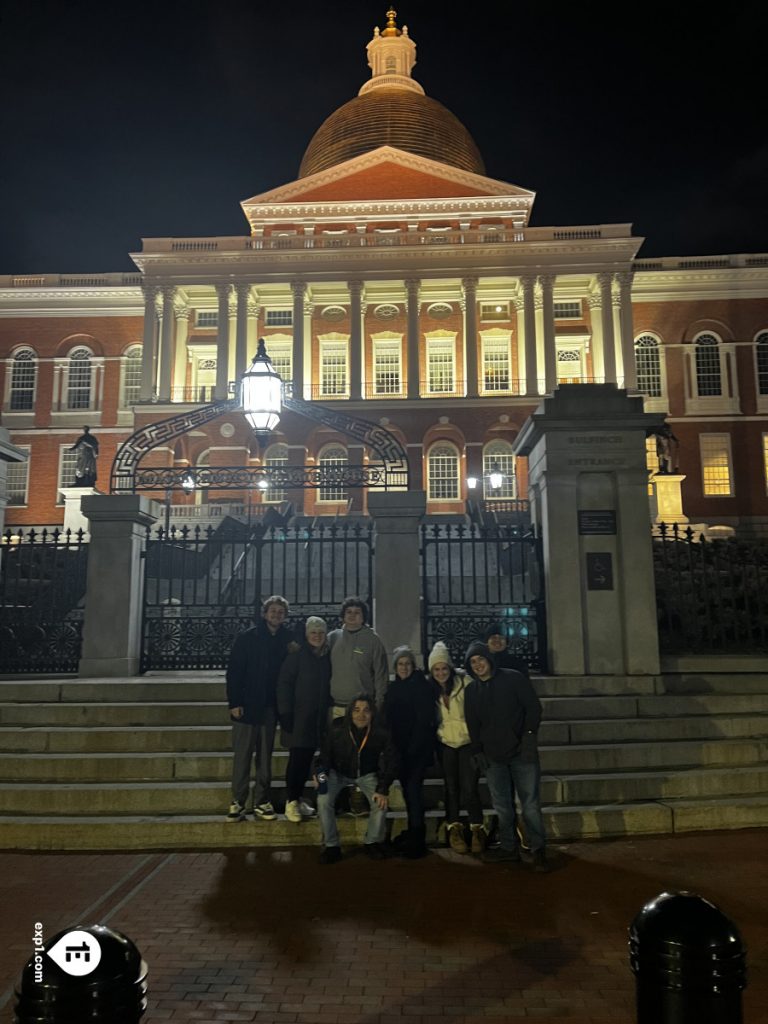 Group photo Haunted Boston Walking Tour on Mar 3, 2024 with Paul