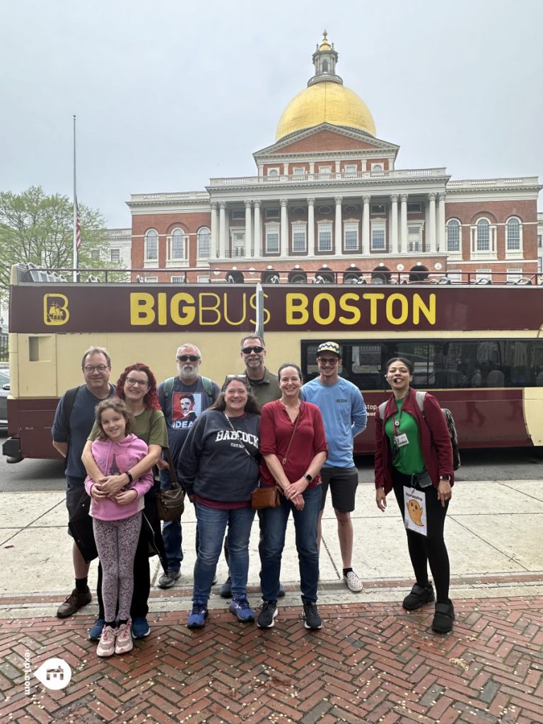 Group photo Haunted Boston Walking Tour on May 15, 2024 with Amber