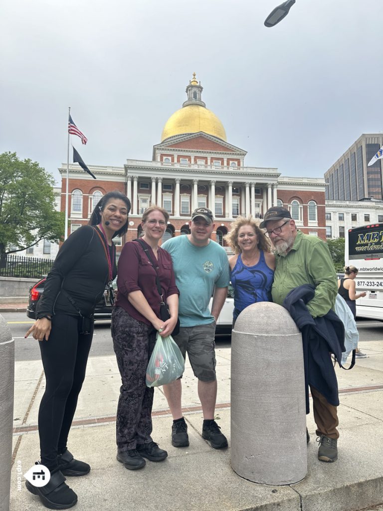 Group photo Haunted Boston Walking Tour on May 21, 2024 with Amber