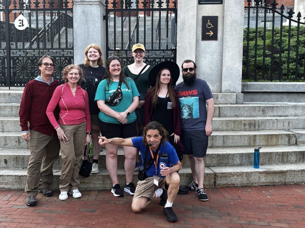 Group photo Haunted Boston Walking Tour on Jun 2, 2024 with Paul