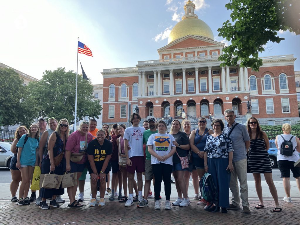 Group photo Haunted Boston Walking Tour on Jul 14, 2024 with Ben