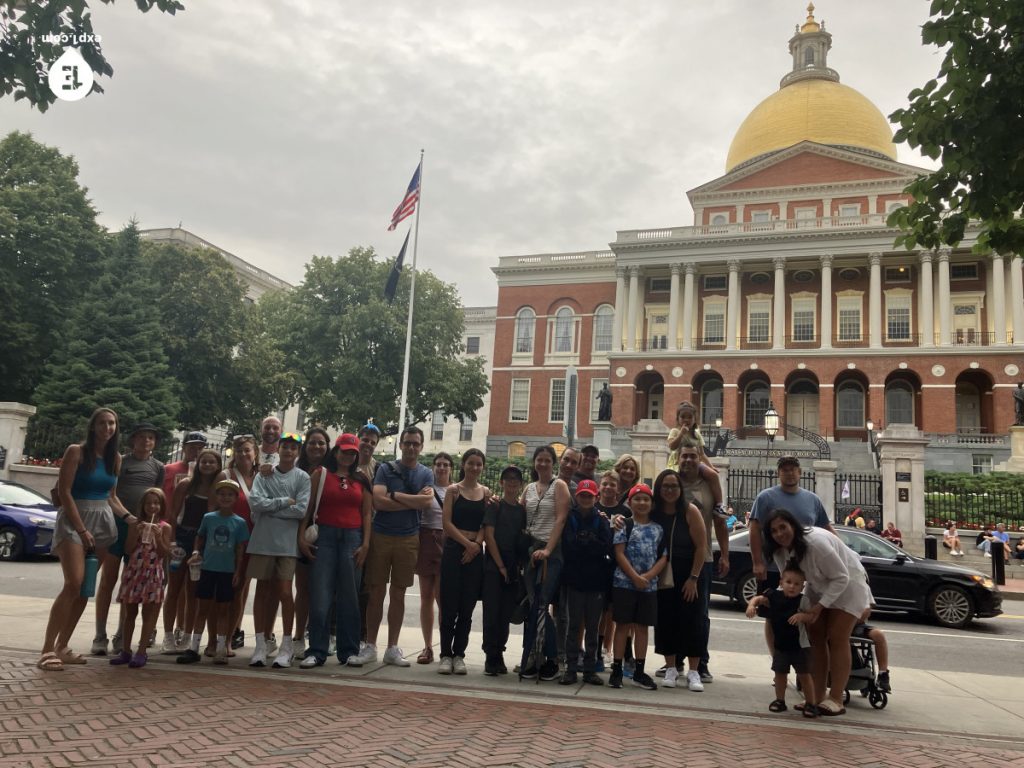 Group photo Haunted Boston Walking Tour on Jul 28, 2024 with Ben