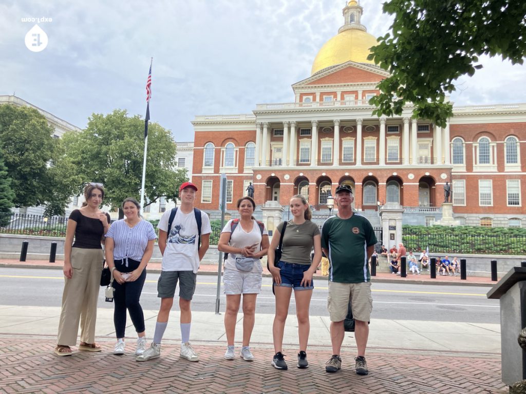 Group photo Haunted Boston Walking Tour on Aug 5, 2024 with Ben