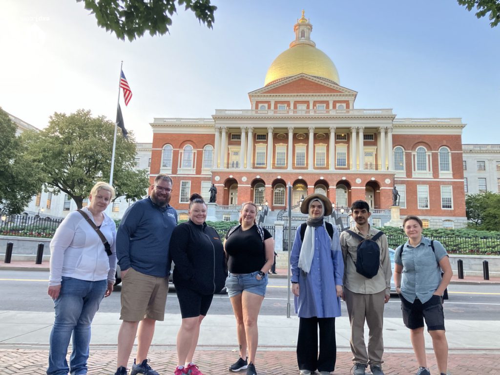 Group photo Freedom Trail Highlights Walking Tour on Sep 5, 2024 with Ben