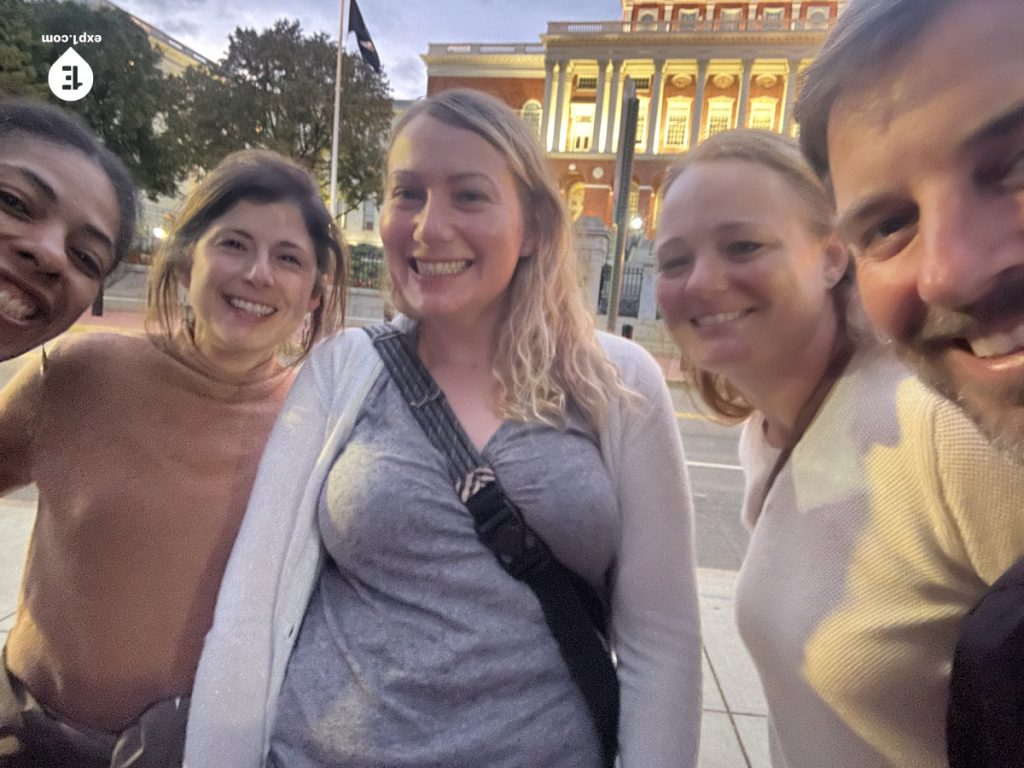Group photo Haunted Boston Walking Tour on Sep 19, 2024 with Amber