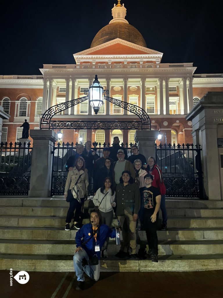 Group photo Haunted Boston Walking Tour on Oct 4, 2024 with Paul