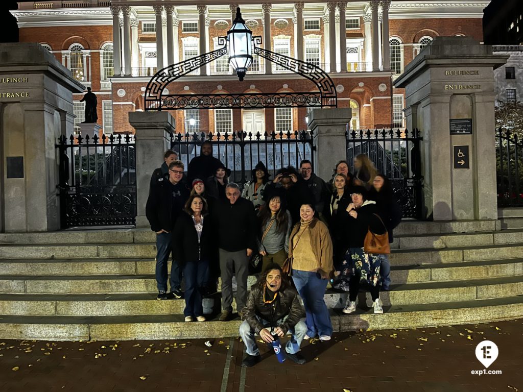 Group photo Haunted Boston Walking Tour on Oct 26, 2024 with Paul