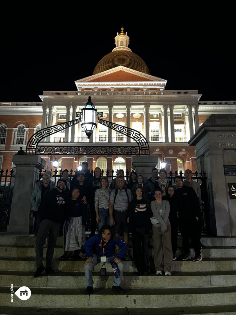 Group photo Haunted Boston Walking Tour on Nov 1, 2024 with Paul